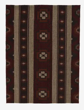 Luxurious Batten Flatweave Wool Area Rug - Soft Handwoven Design for Cozy Homes