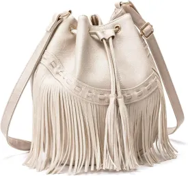 Boho Purses, Boho Bag, Black Fringe Purse, Western Purses for Women, Crossbody Bags for Women, Bucket Bags