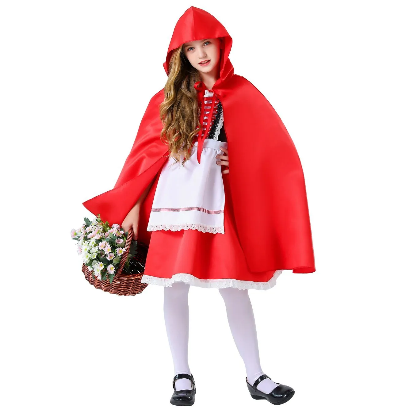 Children's Day Halloween kindergarten Little Red Riding Hood show costume family performance