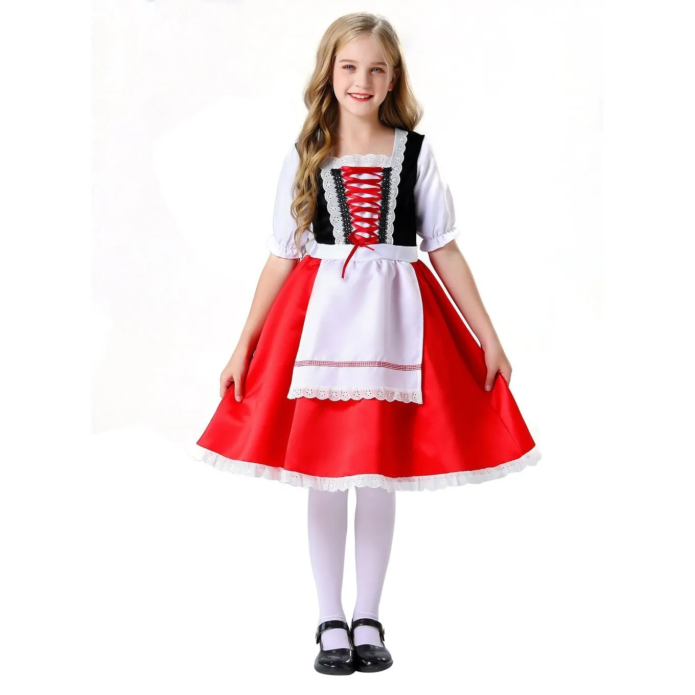 Children's Day Halloween kindergarten Little Red Riding Hood show costume family performance