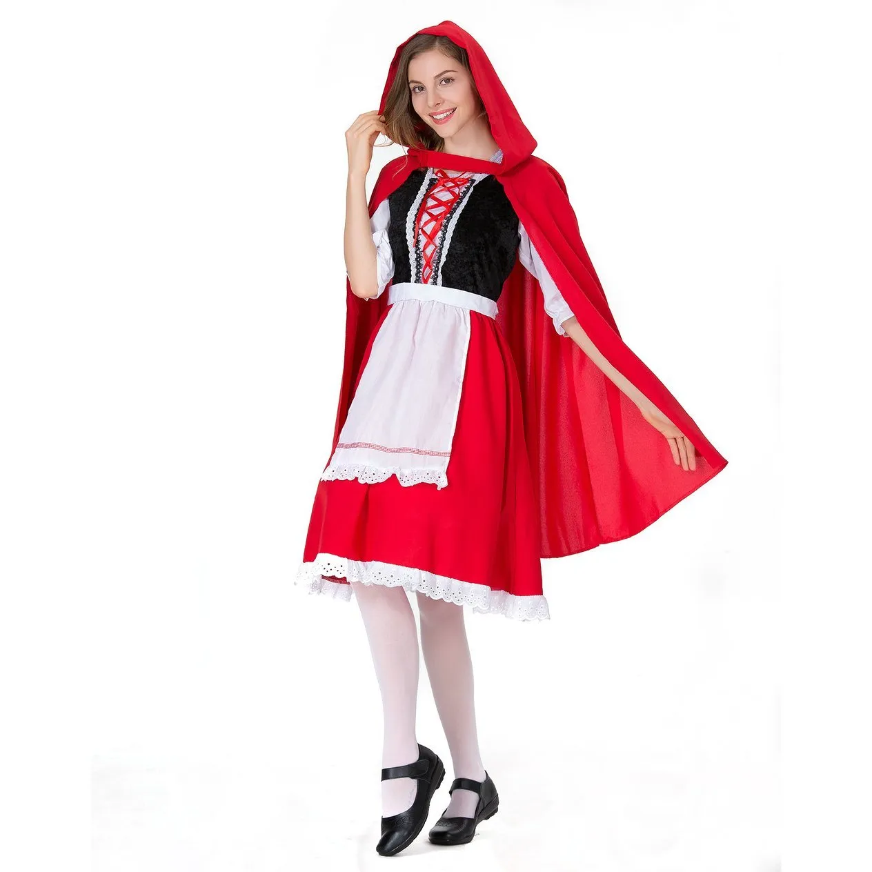 Children's Day Halloween kindergarten Little Red Riding Hood show costume family performance