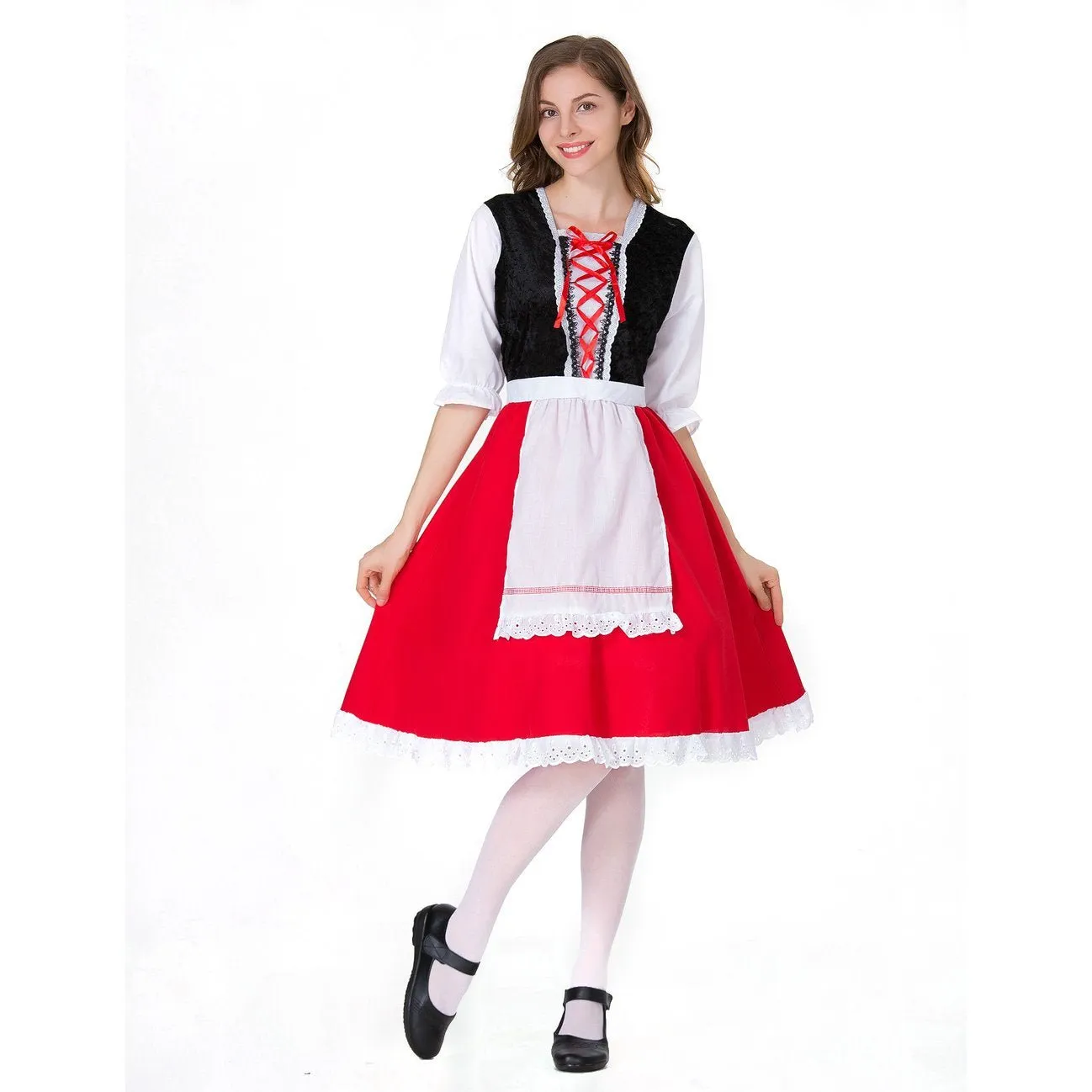Children's Day Halloween kindergarten Little Red Riding Hood show costume family performance
