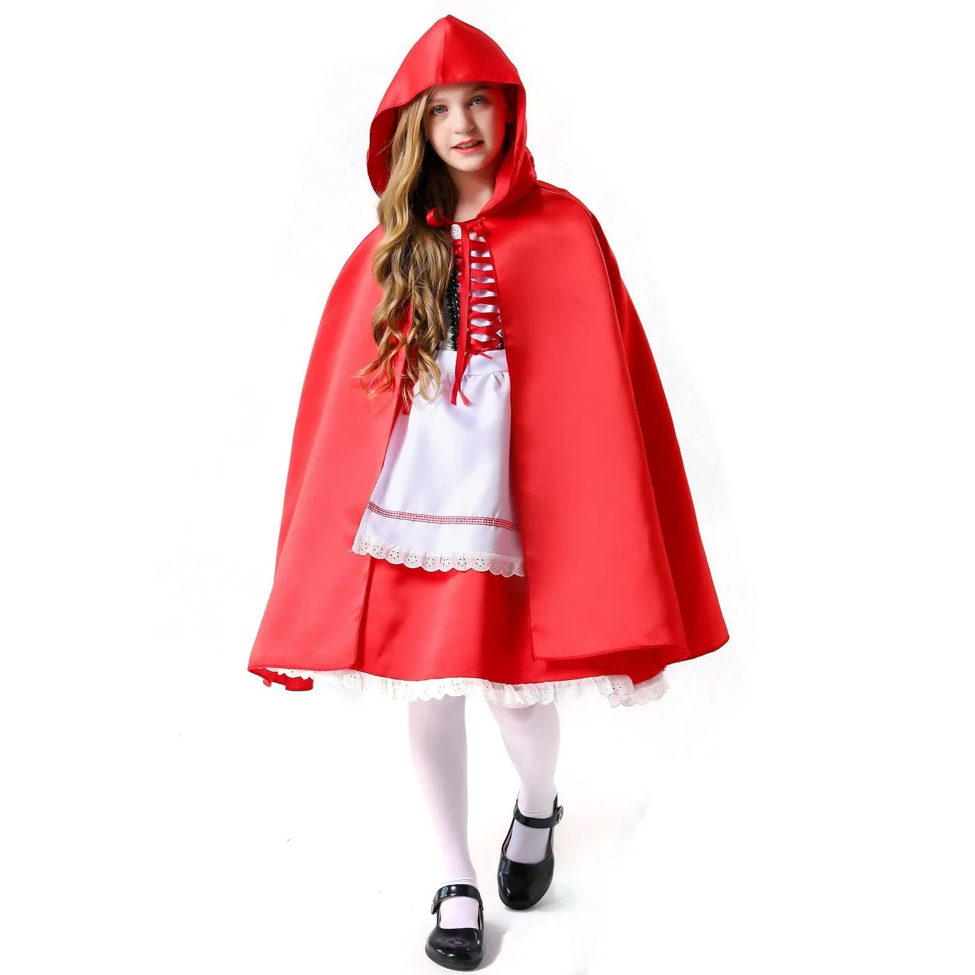 Children's Day Halloween kindergarten Little Red Riding Hood show costume family performance
