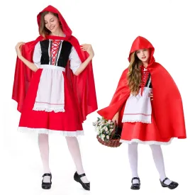 Children's Day Halloween kindergarten Little Red Riding Hood show costume family performance