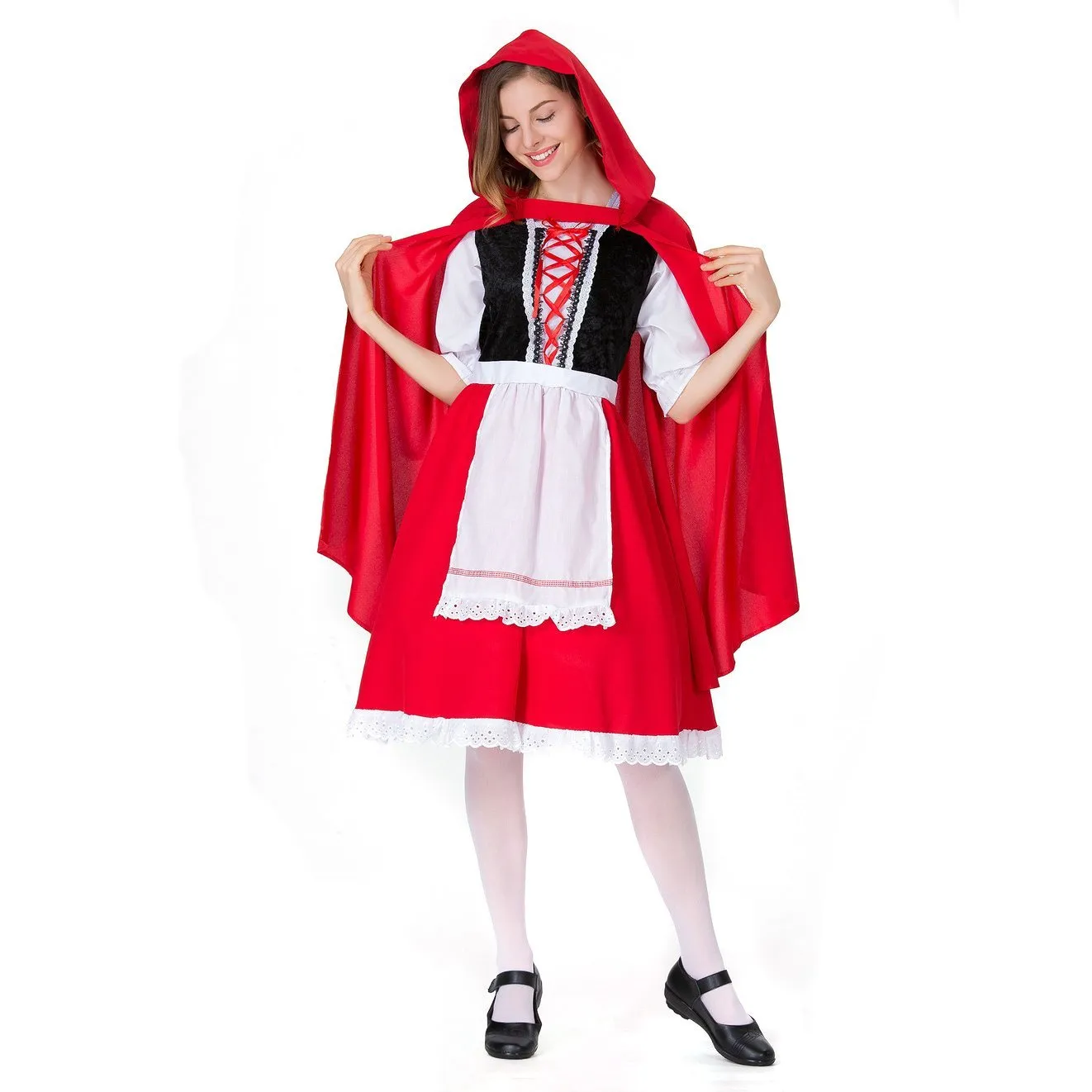 Children's Day Halloween kindergarten Little Red Riding Hood show costume family performance