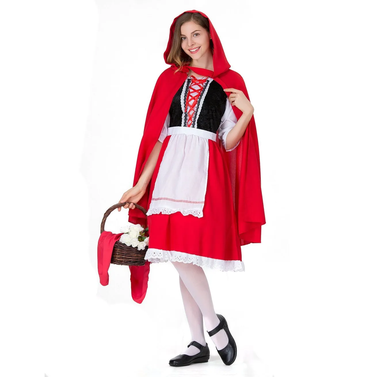 Children's Day Halloween kindergarten Little Red Riding Hood show costume family performance