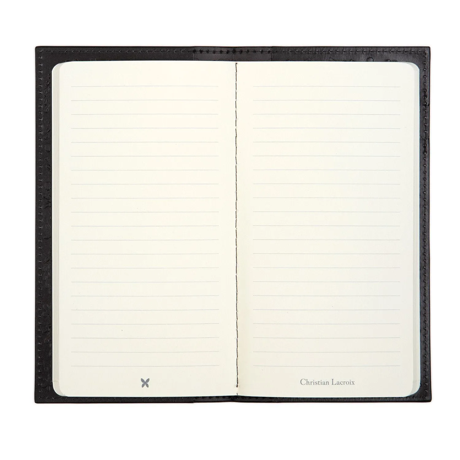 Christian Lacroix Heritage Collection Black Paseo Embossed Travel Journal
