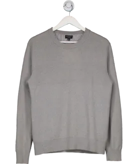 Club Monaco Grey Cashmere Crewneck Sweater UK M