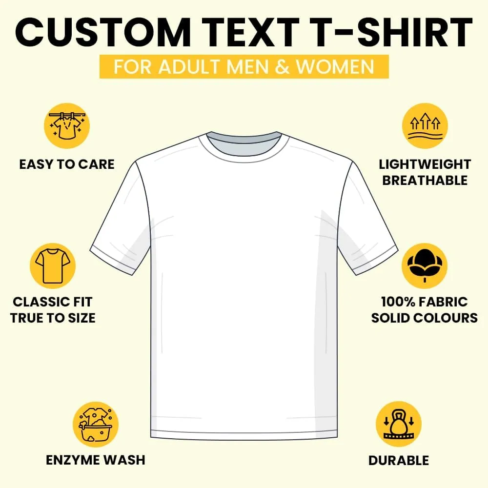 Custom Photo Adult T-Shirt Unisex Short Sleeve Crewneck Polycotton Personalized Customized Gift Shirt with Photo Image Text