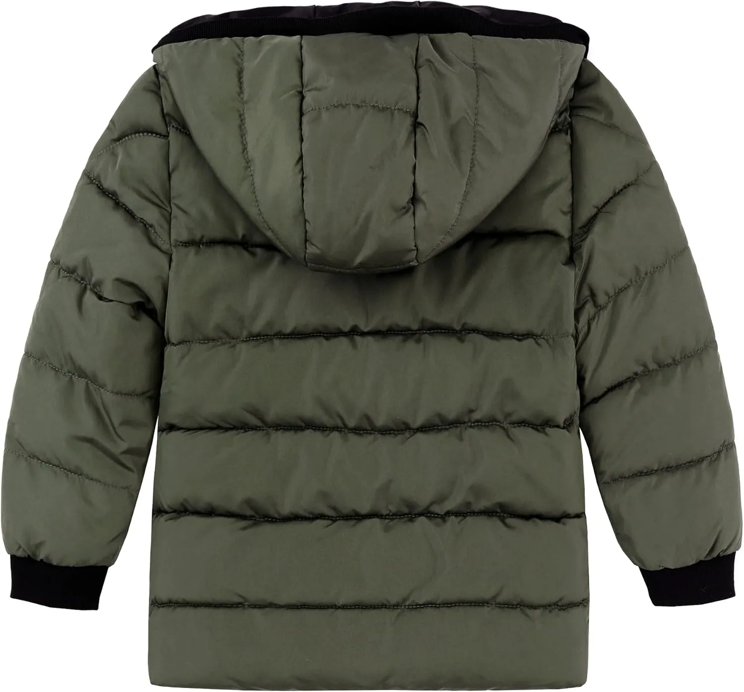 Hiheart Boys Girls Thick Padded Winter Coat Warm Hooded Jacket