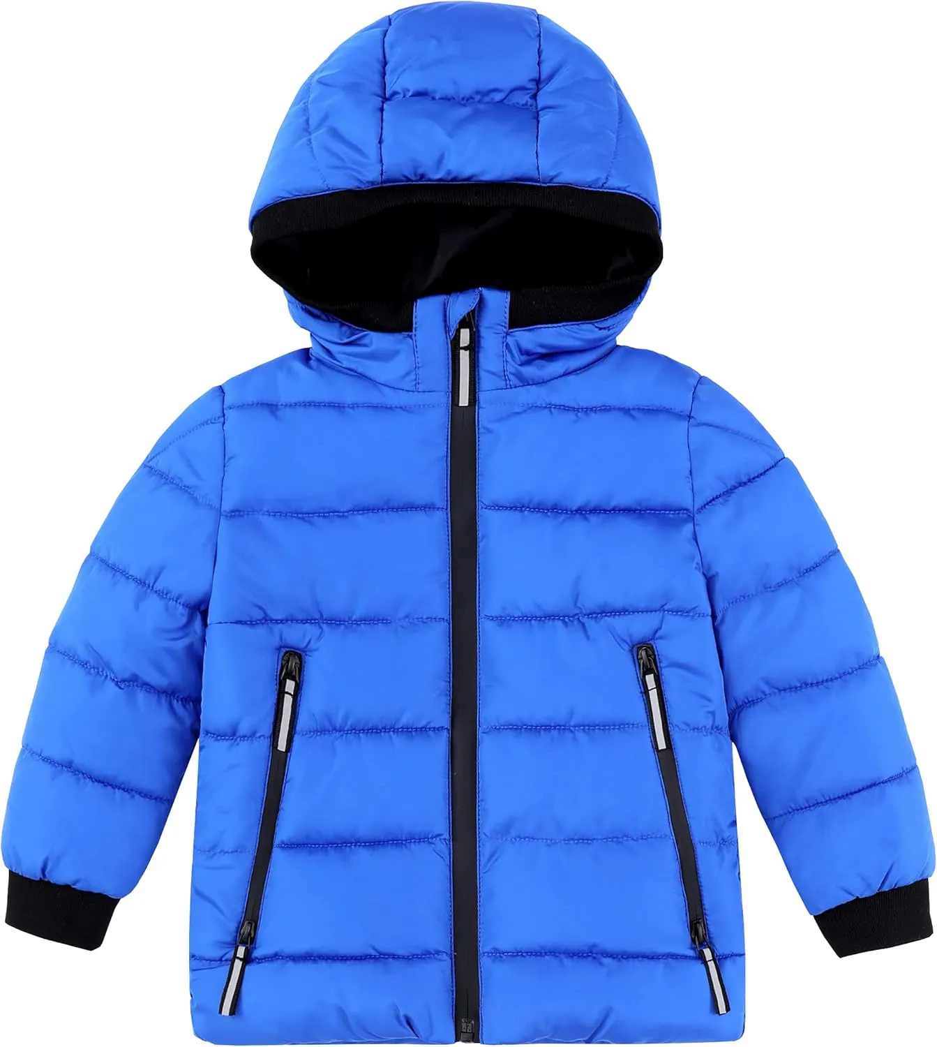 Hiheart Boys Girls Thick Padded Winter Coat Warm Hooded Jacket