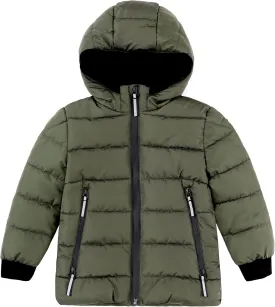 Hiheart Boys Girls Thick Padded Winter Coat Warm Hooded Jacket