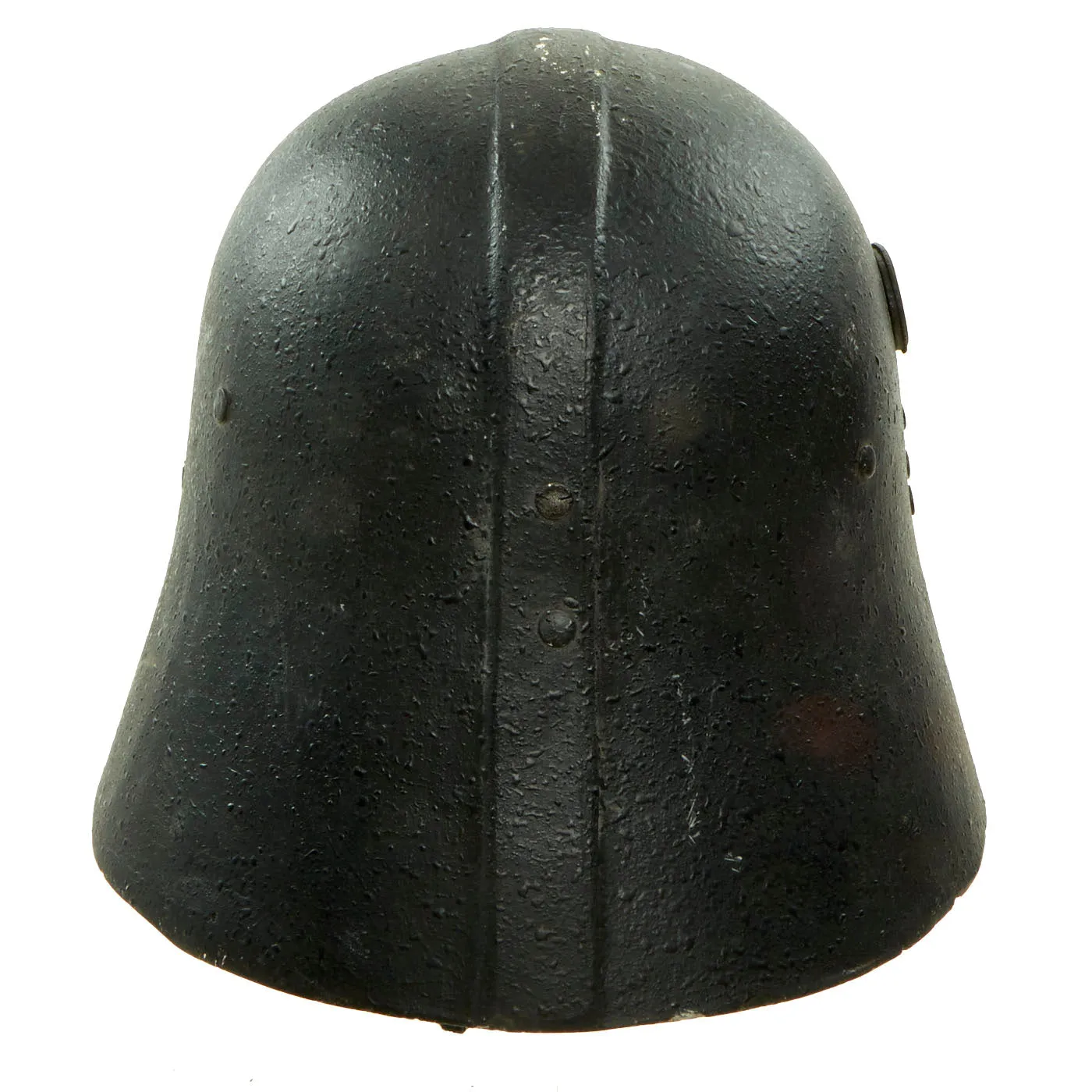Original Iraqi Fedayeen Helmet with Intact Saddam Badge, Liner & Chinstrap - Operation Iraqi Freedom Bringback OIF