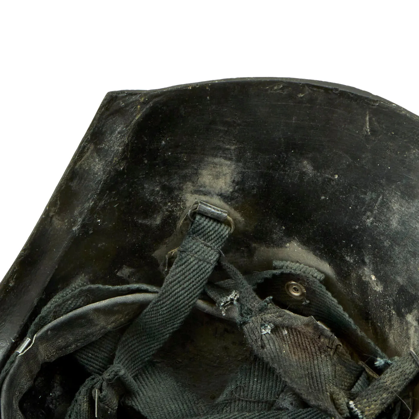 Original Iraqi Fedayeen Helmet with Intact Saddam Badge, Liner & Chinstrap - Operation Iraqi Freedom Bringback OIF
