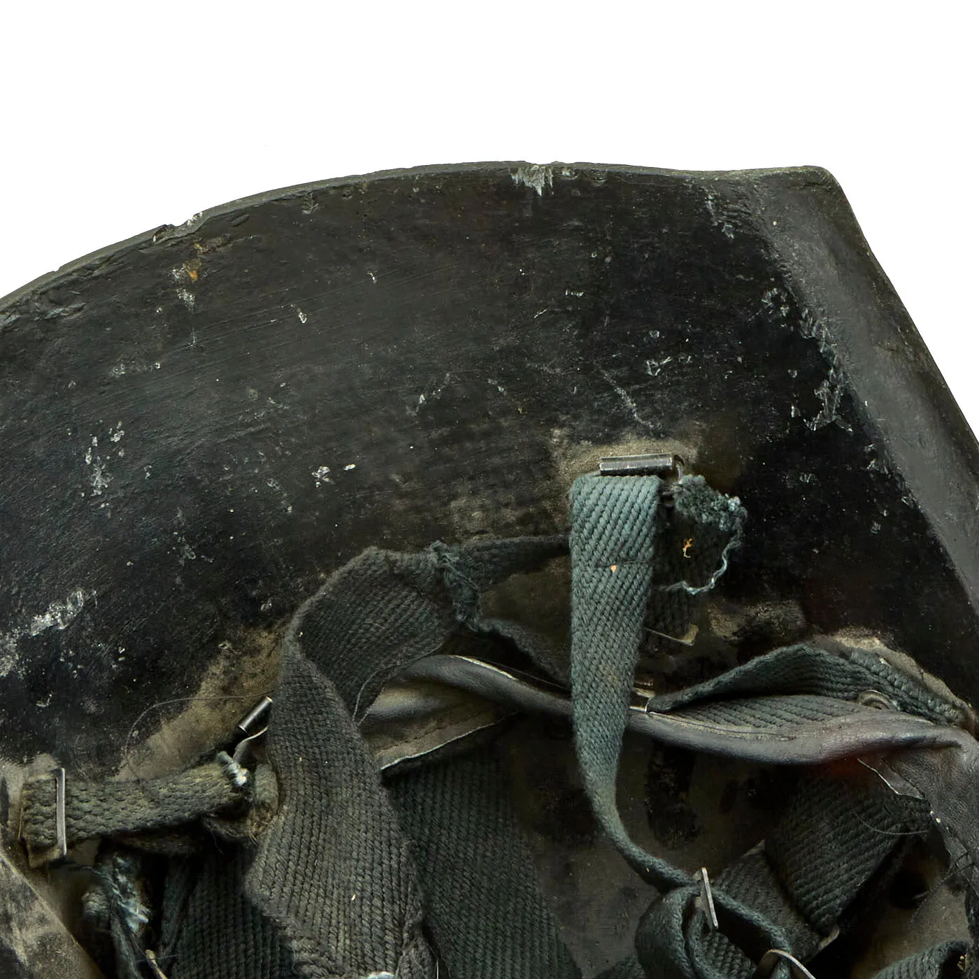 Original Iraqi Fedayeen Helmet with Intact Saddam Badge, Liner & Chinstrap - Operation Iraqi Freedom Bringback OIF