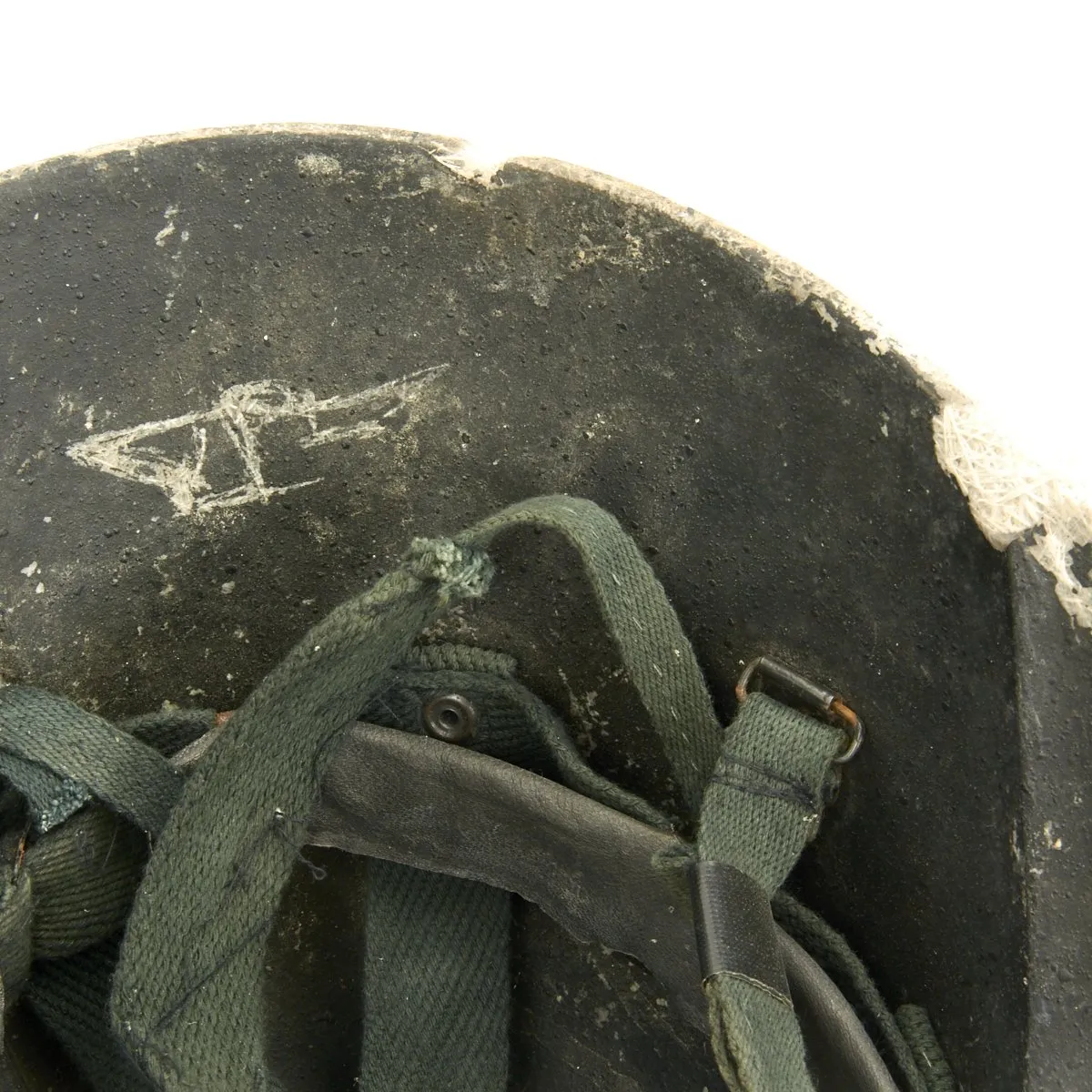 Original Iraqi Fedayeen Helmet with Liner and Chinstrap - Operation Iraqi Freedom Bring Back