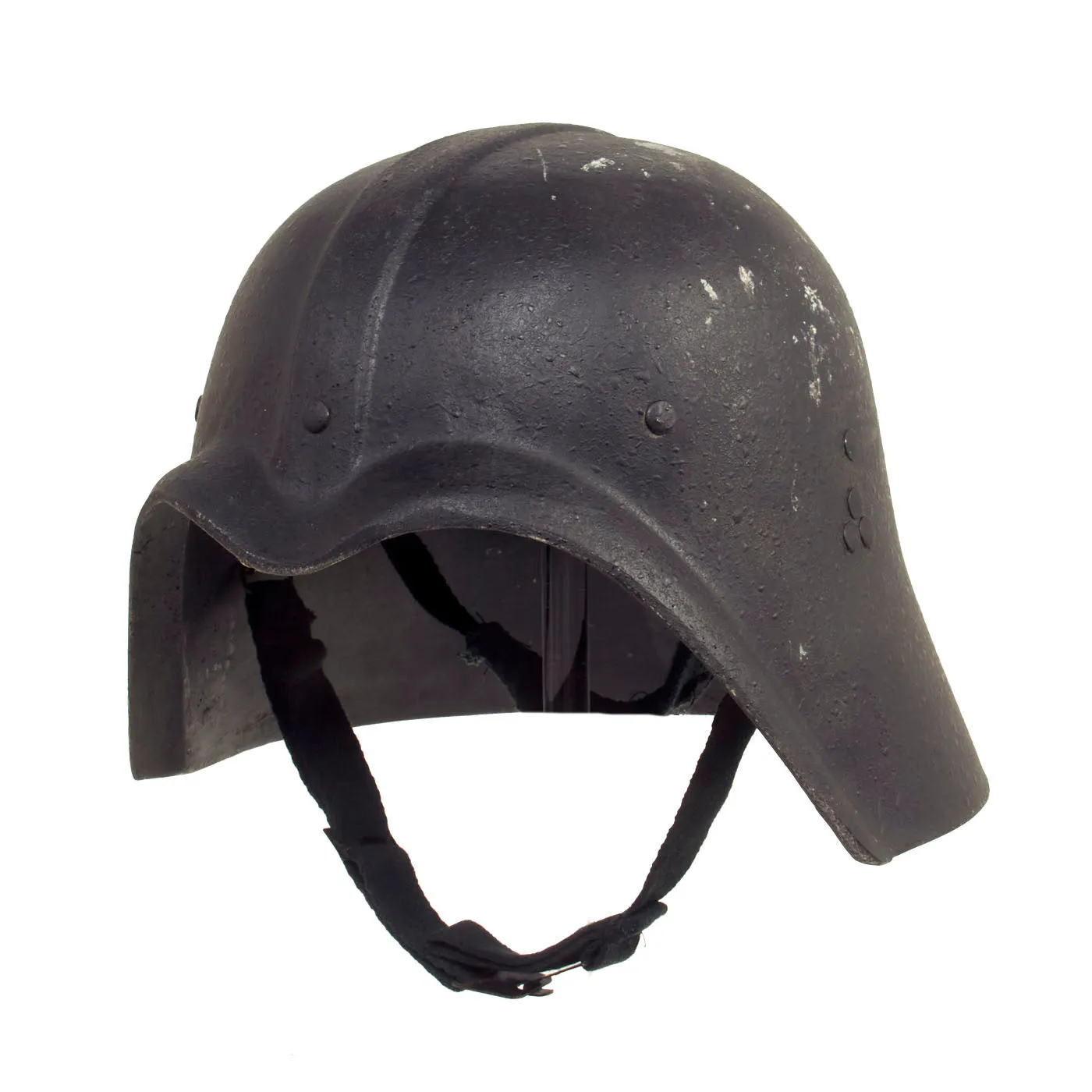 Original Iraqi Fedayeen Helmet with Liner and Chinstrap - Operation Iraqi Freedom US Marine Bring Back With Photo of Marine