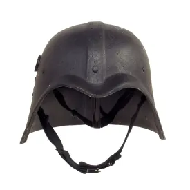 Original Iraqi Fedayeen Helmet with Liner and Chinstrap - Operation Iraqi Freedom US Marine Bring Back With Photo of Marine