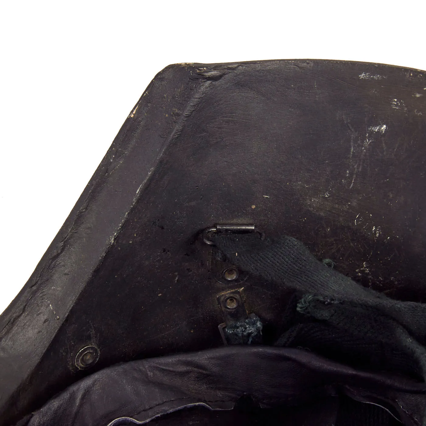 Original Iraqi Fedayeen Helmet with Liner and Chinstrap - Operation Iraqi Freedom US Marine Bring Back With Photo of Marine