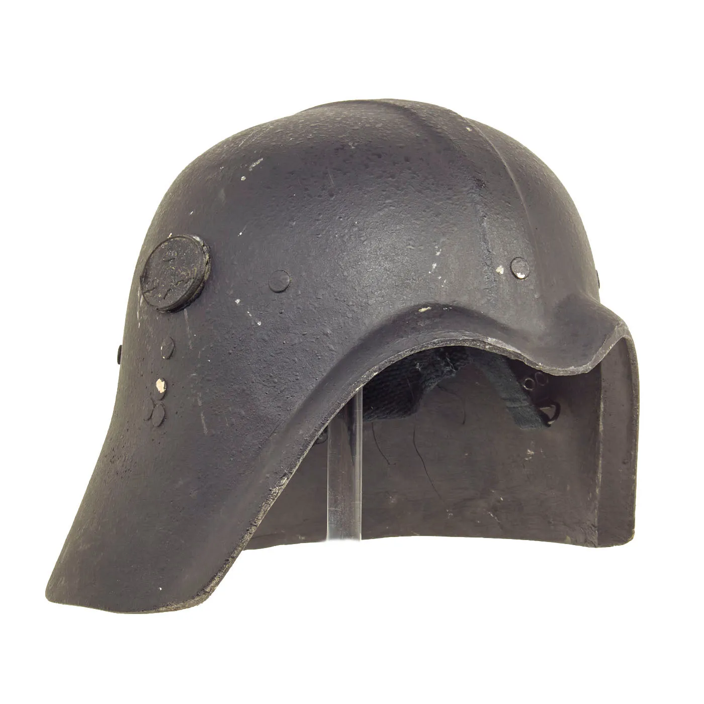 Original Iraqi Fedayeen Helmet with Liner and Chinstrap - Operation Iraqi Freedom US Marine Bring Back With Photos of Marine