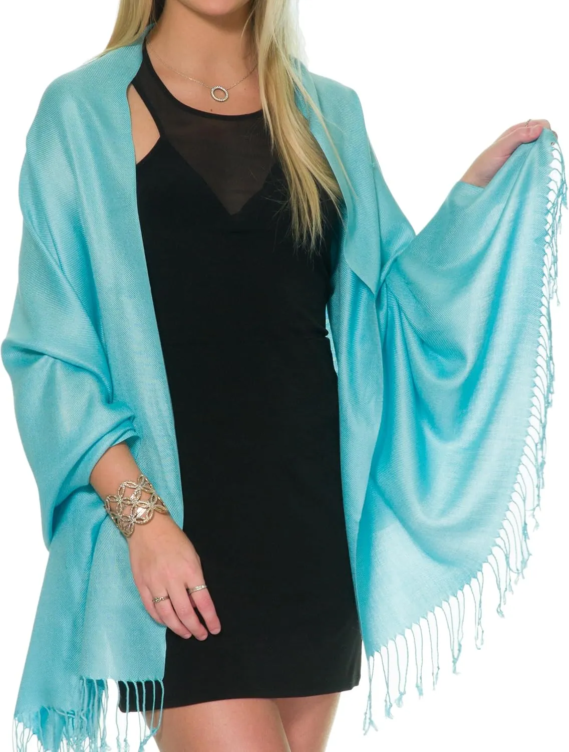 Pashmina Shawls and Wraps for Evening Dresses, Large Soft Pashminas Wedding Shawl