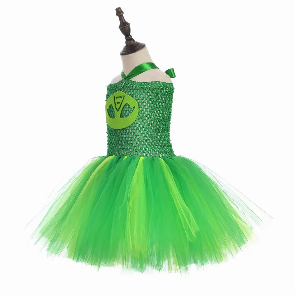 PJ Masks Superhero Cosplay Costumes Halloween Tutu Dress Suits