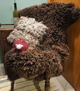 Sheepskin STW-DB-325 Dark Romney 34"x27"