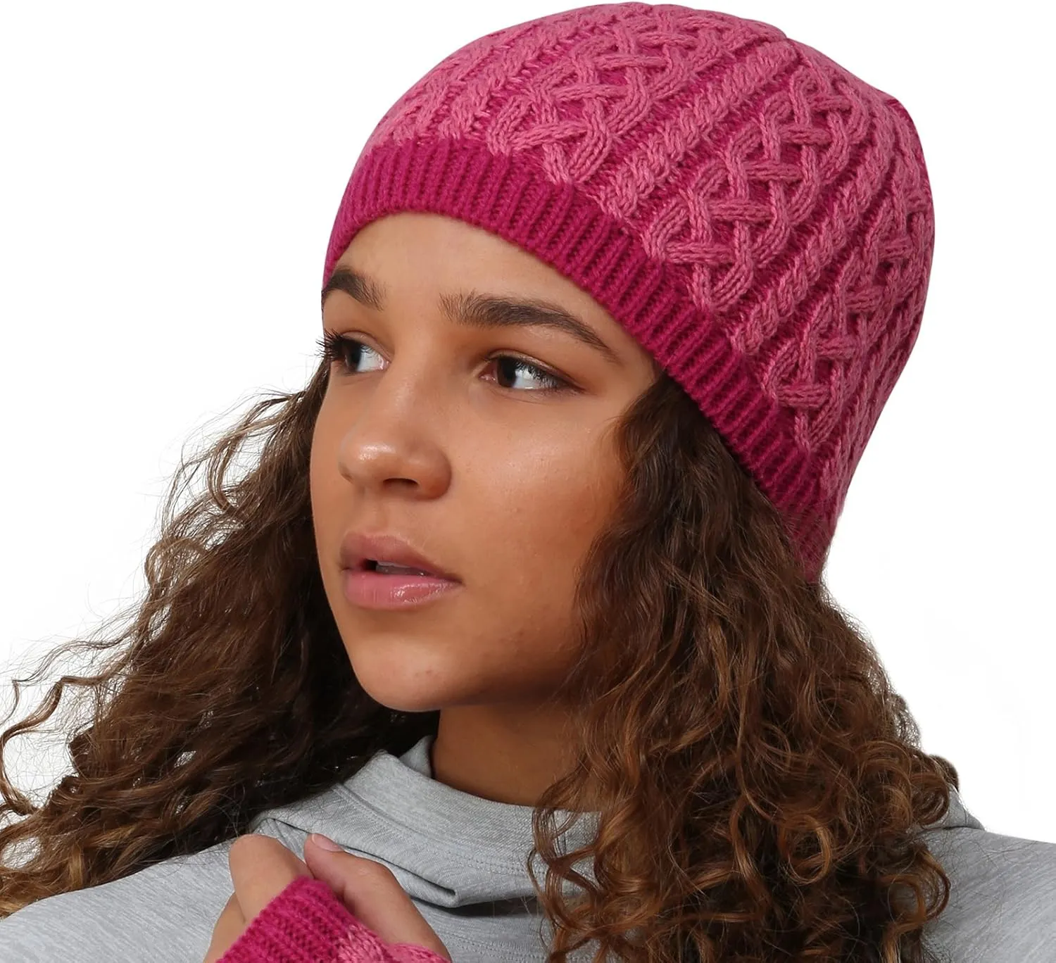 TrailHeads Cable Knit Women's Winter Beanie - 2 Colors