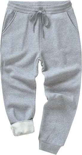Weintee Women's Petite Fleece Pants Sherpa Lined Sweatpants for Winter
